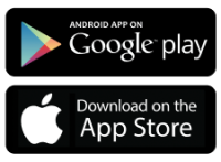 Android & apple app store button STEPLocal app